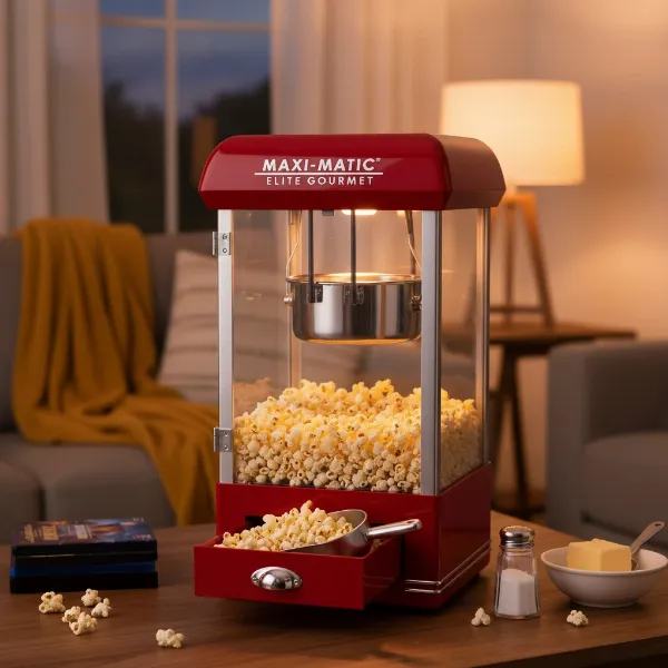 Review: Maxi-Matic Elite Gourmet Popcorn Maker – Your Gateway to Perfect Home Cinema Snacks